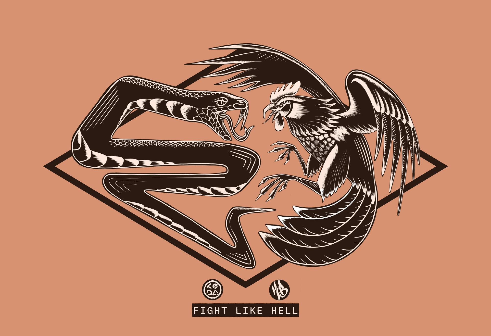 FIGHT LIKE HELL (KODA BRAND)